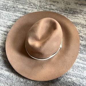 Ecote felt floppy fall and summer hat with white band